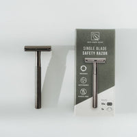 RASOIR DE SÉCURITÉ À LAME UNIQUE DURABLE ET ÉCOLOGIQUE DESIGN ÉLÉGANT POUR HOMMES EN QUÊTE D UN RASAGE PRÉCIS