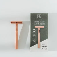 RASOIR DE SÉCURITÉ À LAME UNIQUE DURABLE ET ÉCOLOGIQUE DESIGN ÉLÉGANT POUR HOMMES EN QUÊTE D UN RASAGE PRÉCIS