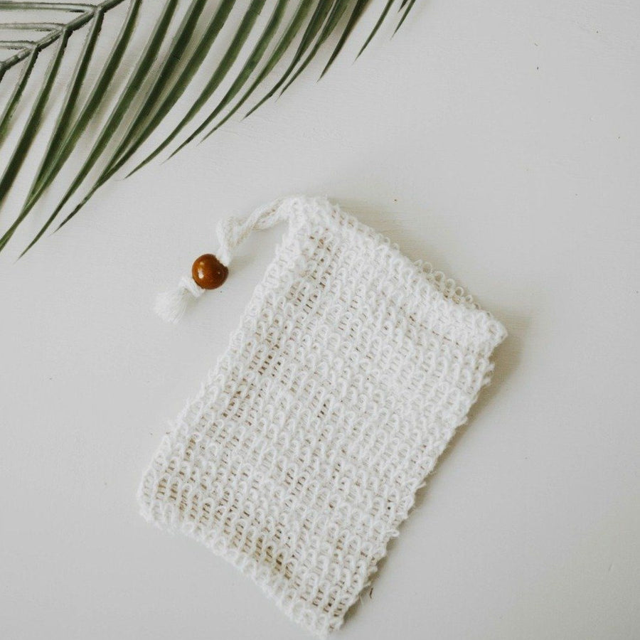 SISAL SOAP SAVER BAG ECOLOGIQUE POUR AMATEURS DE DOUCHE DOUCE ET ECONOMIQUE POUR HYGIÈNE QUOTIDIENNE ET ECONOMIE EAU