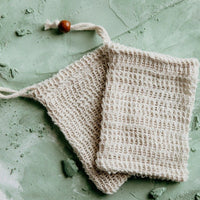 SISAL SOAP SAVER BAG ECOLOGIQUE POUR AMATEURS DE DOUCHE DOUCE ET ECONOMIQUE POUR HYGIÈNE QUOTIDIENNE ET ECONOMIE EAU