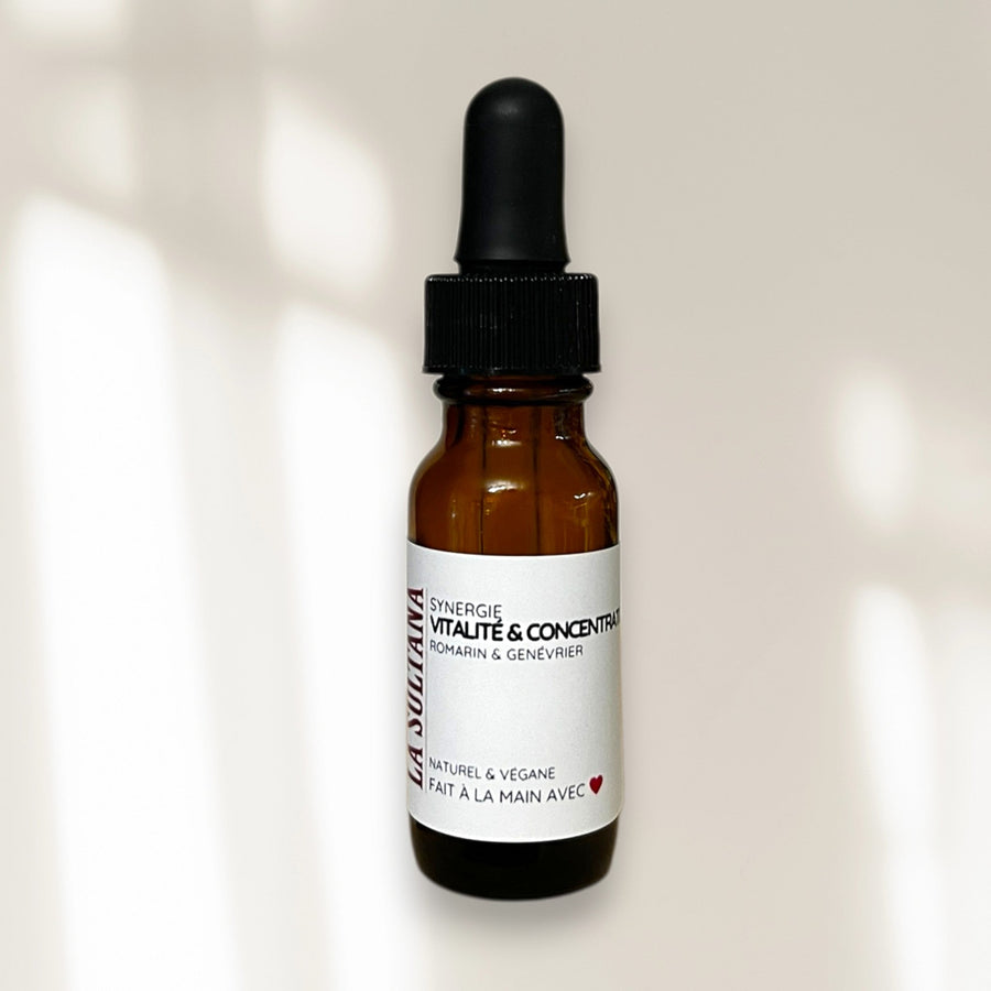 SYNERGIE HUILES CONCENTRATION VITALITÉ BOOST ÉNERGIE