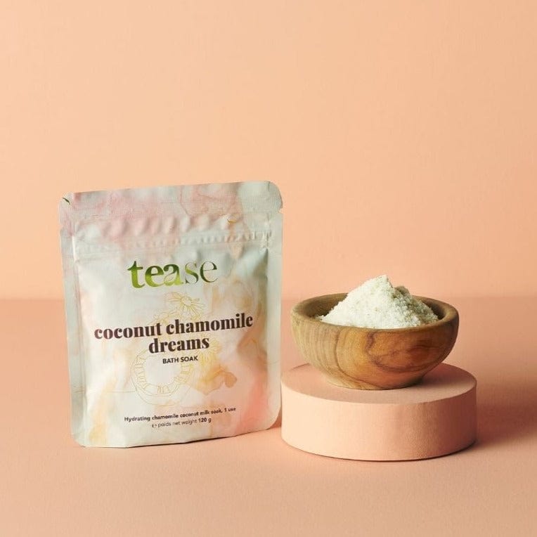 SEL DE BAIN, RÊVES DE CAMOMILLE ET NOIX DE COCO