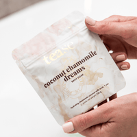 SEL DE BAIN, RÊVES DE CAMOMILLE ET NOIX DE COCO