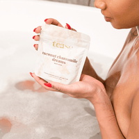 SEL DE BAIN, RÊVES DE CAMOMILLE ET NOIX DE COCO