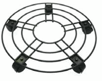 SUPPORT À ROULETTES ROND
