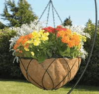 JARDINIÈRE SUSPENDUE LOTUS NATTE COCO