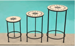 TABLE MOSAIQUE RONDE