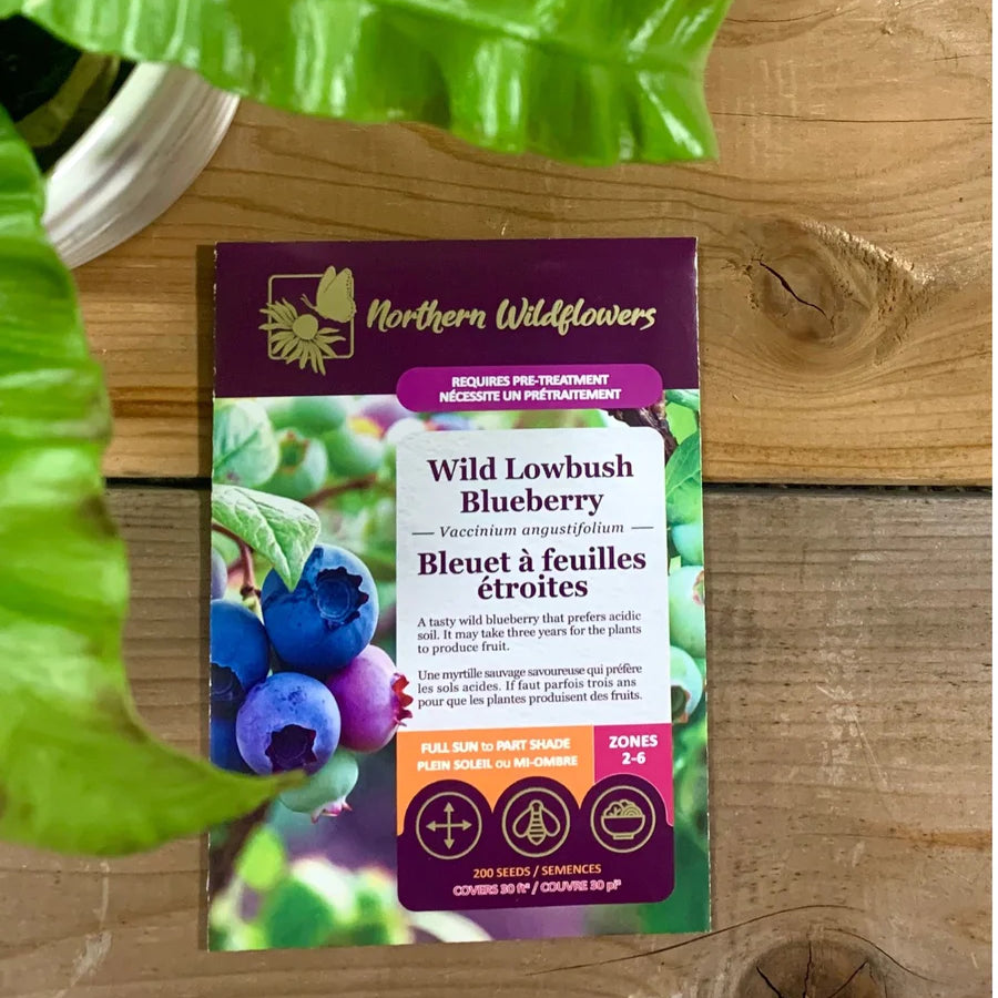 VEGETABLE SEEDS: NARROW-LEAVED BLUEBERRY