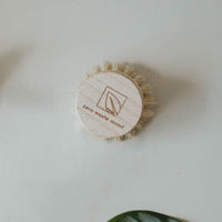 BROSSE À VAISSELLE EN BOIS PUISSANTE ET DURABLE AVEC POILS SISAL ÉCOLOGIQUES POUR FAMILLES ZÉRO PLASTIQUE