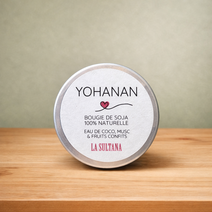 BOUGIE DE SOJ - YOHANAN - FRUITS CONFITS