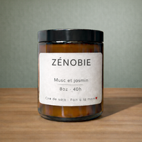 JASMINE TUBEROSE MAGNOLIA AMBER SCENTED SOY CANDLE